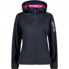 GIACCA CMP SOFTSHELL DONNA ZIP HOOD