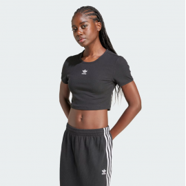 T-SHIRT DONNA ADIDAS Tee essenziali a costine